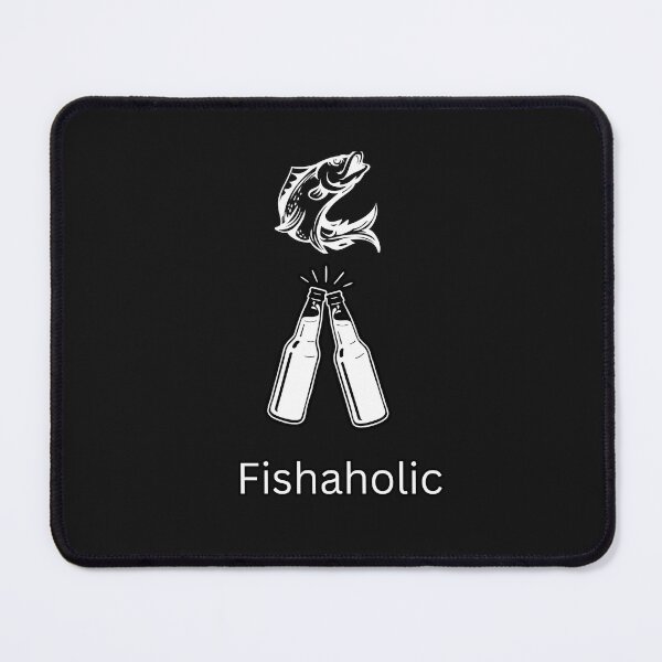Item preview, Fishaholic Addicted to Fishing Fish Lovers Fisherman Fisherwoman designed and sold by Reelyfishing.