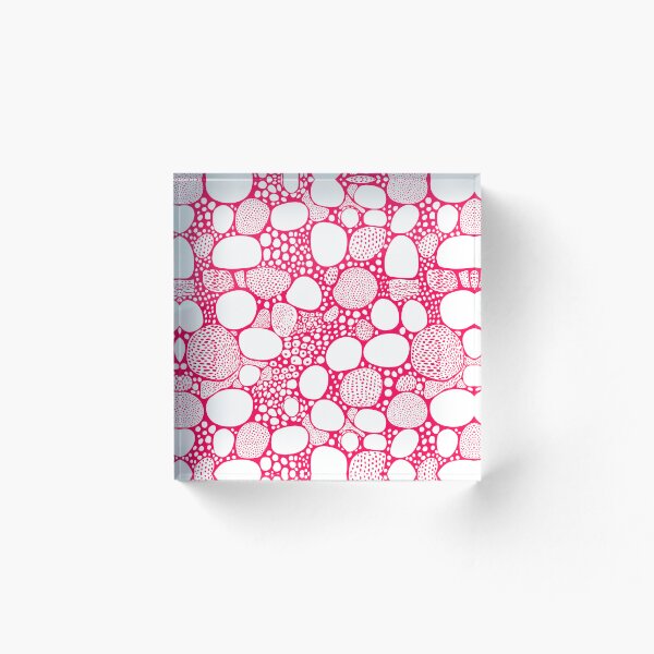 Item preview, Bold Organic Dots Pattern in Vibrant Pink designed and sold by MindFulStudios.