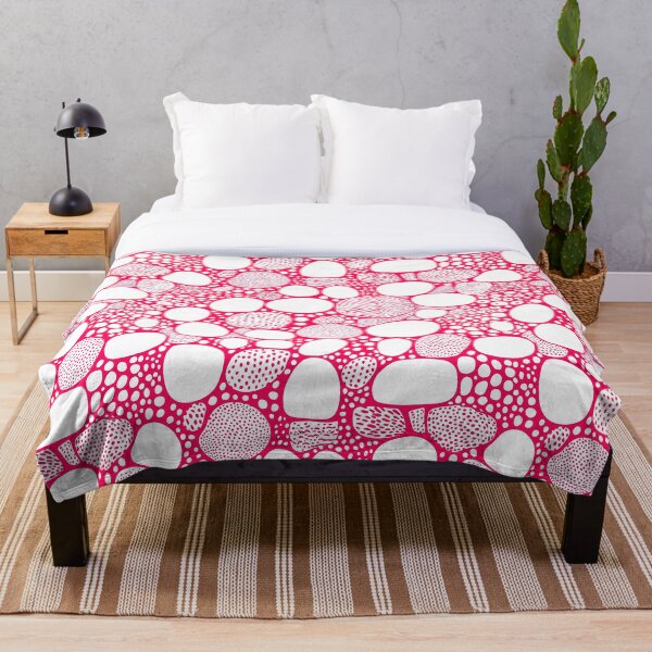 Item preview, Bold Organic Dots Pattern in Vibrant Pink designed and sold by MindFulStudios.