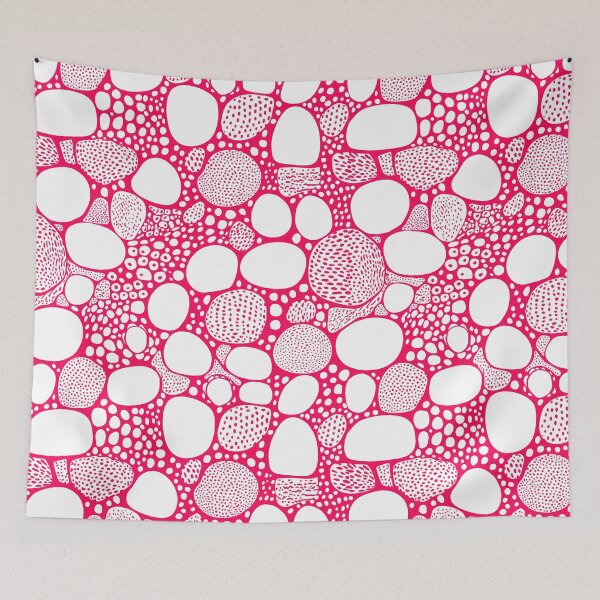 Item preview, Bold Organic Dots Pattern in Vibrant Pink designed and sold by MindFulStudios.