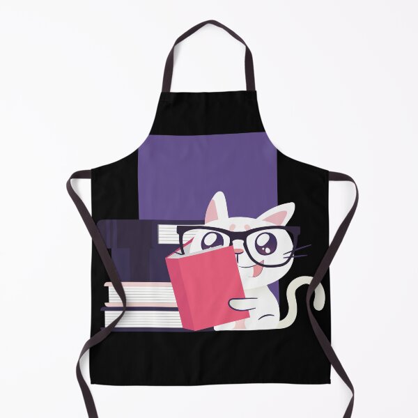 Item preview, Nerdy Cat Reading Books designed and sold by TurtleDojo.