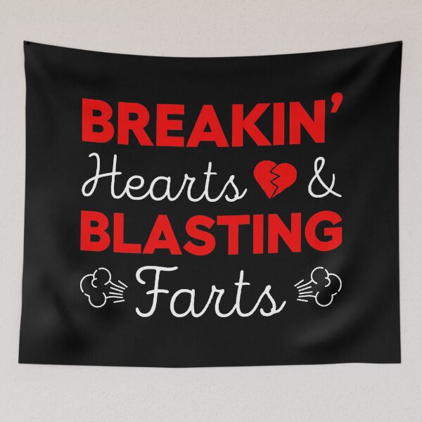 Item preview, Breaking Hearts And Blasting Farts Funny Valentines Day designed and sold by RareBunny.