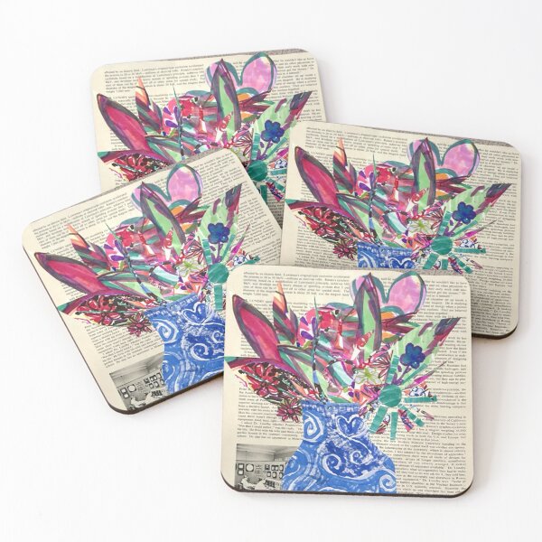 Item preview, Flower Vase Collage  designed and sold by Art-By-Maya.