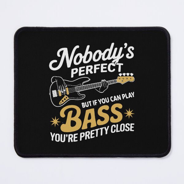 Item preview, Nobody's Perfect Bass Guitarist Funny designed and sold by tmerchtrends.