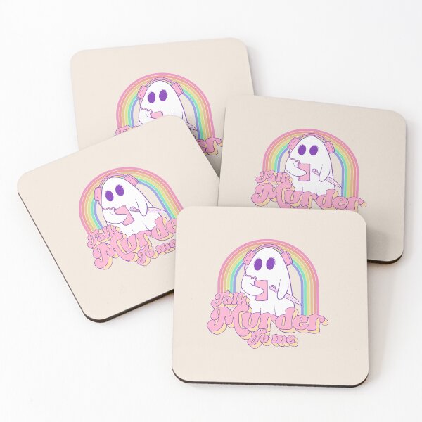 Item preview, Talk Murder to Me Ghost - True Crime Enthusiast Haunting designed and sold by Jess.a.creates.