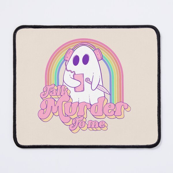 Item preview, Talk Murder to Me Ghost - True Crime Enthusiast Haunting designed and sold by Jess.a.creates.