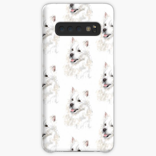 Smiling American Eskimo Eskie Pooch Samsung Galaxy Snap Case