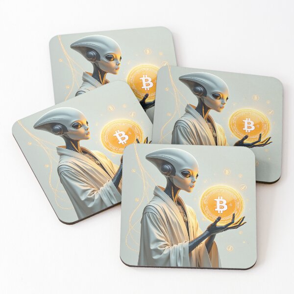 Item preview, Bitcoin Wanderer Pilgrim of the Blockchain Realm designed and sold by RadDeck.