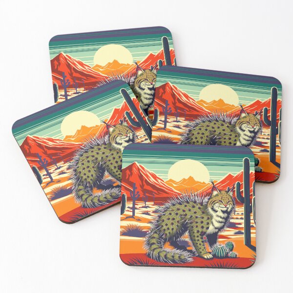 Item preview, Cactus Cat in the Desert designed and sold by Ghost on Toast.
