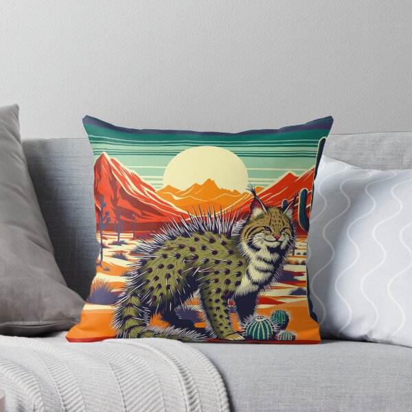 Item preview, Cactus Cat in the Desert designed and sold by Ghost on Toast.