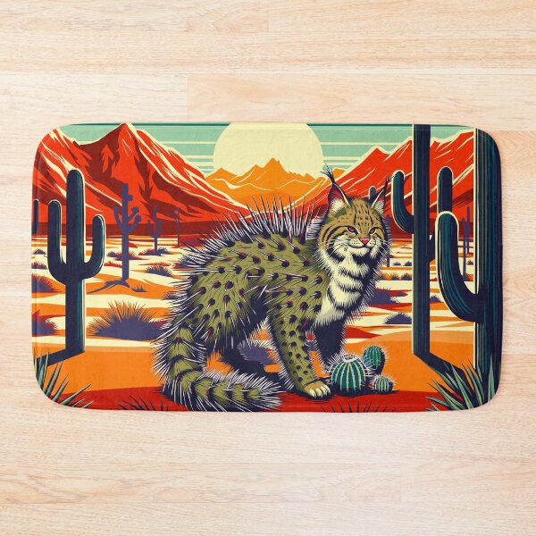 Item preview, Cactus Cat in the Desert designed and sold by Ghost on Toast.