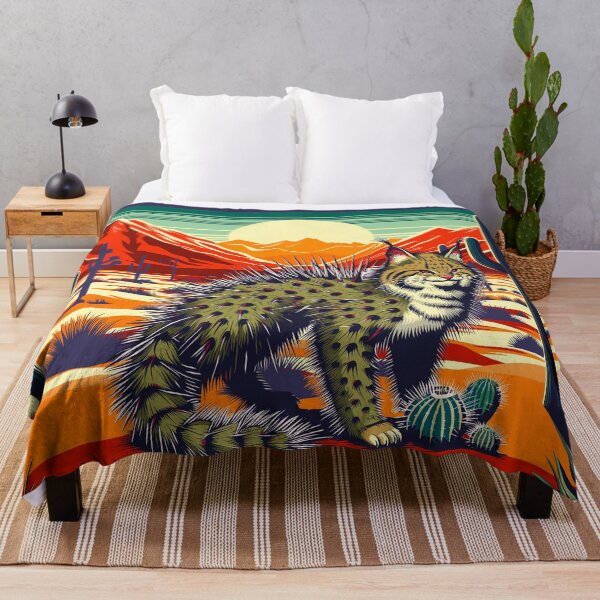 Item preview, Cactus Cat in the Desert designed and sold by Ghost on Toast.