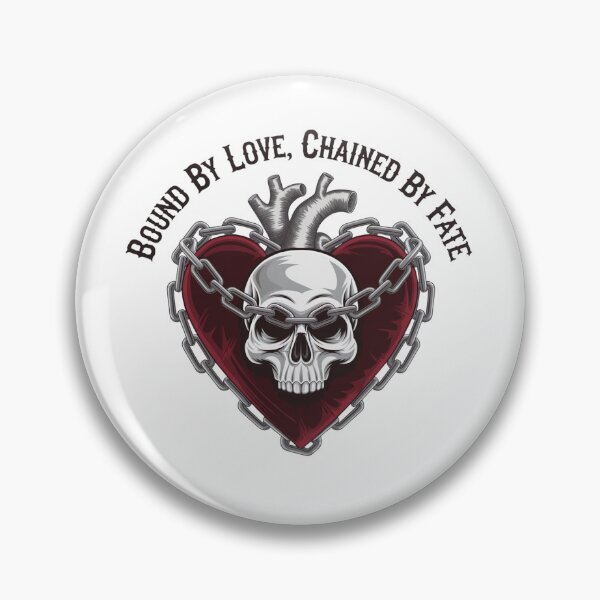 Item preview, Bound By Love, Chained By Fate - Goth Skull Design designed and sold by Peter Stawicki.