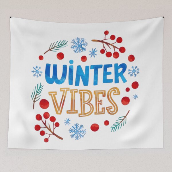 Item preview, "Cozy Winter Vibes: A Seasonal Celebration" designed and sold by mobidesigner.