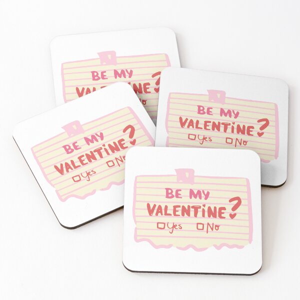 Item preview, Be My Valentine Yes or No - Funny Valentine’s Day Design designed and sold by ZEPHYR_LABEL.
