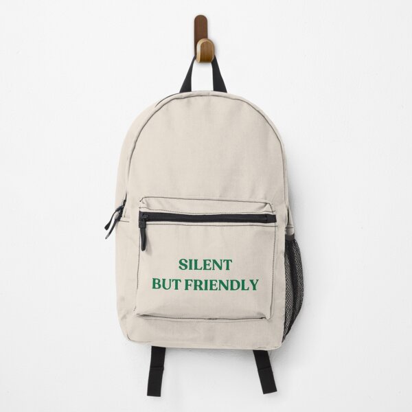 Item preview, Silent but friendly - green text designed and sold by YQvibe Studio.