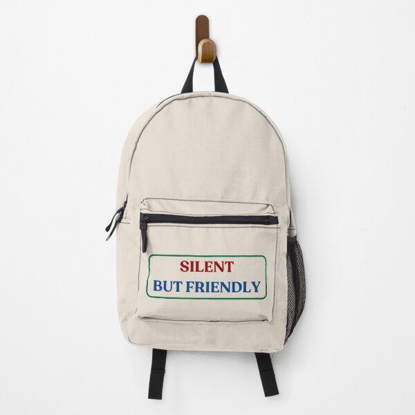 Item preview, Silent but friendly - red blue green designed and sold by YQvibe Studio.