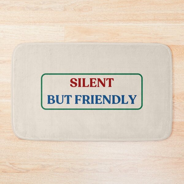 Item preview, Silent but friendly - red blue green designed and sold by YQvibe Studio.