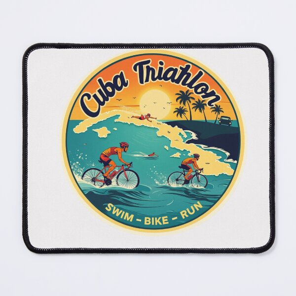 Item preview, Cuba Triathlon Tropical Paradise – Swim, Bike, Run  designed and sold by Triathlongram.