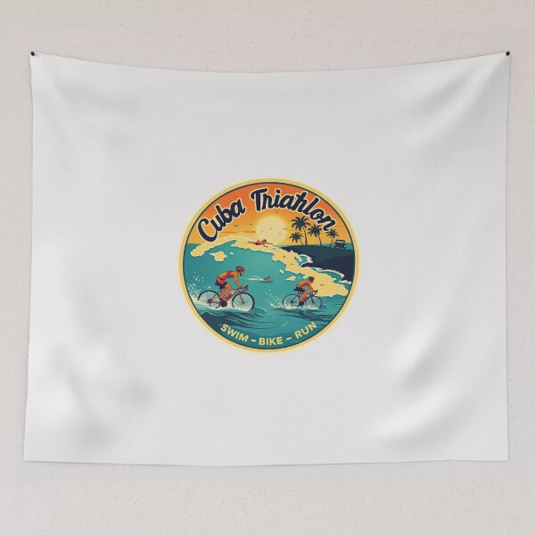 Item preview, Cuba Triathlon Tropical Paradise – Swim, Bike, Run  designed and sold by Triathlongram.