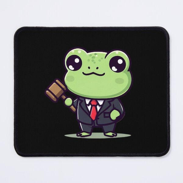 Item preview, A Cute Auctioneer Frog designed and sold by DWorriBHappi.