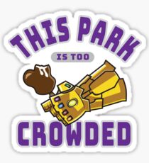 Too Crowded Sticker