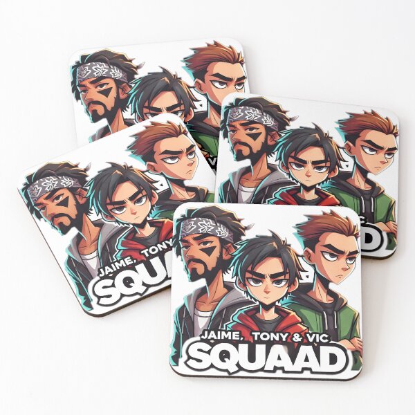 Item preview, Jaime, Tony, and Vic Squad Sticker designed and sold by NCNGDESIGN.