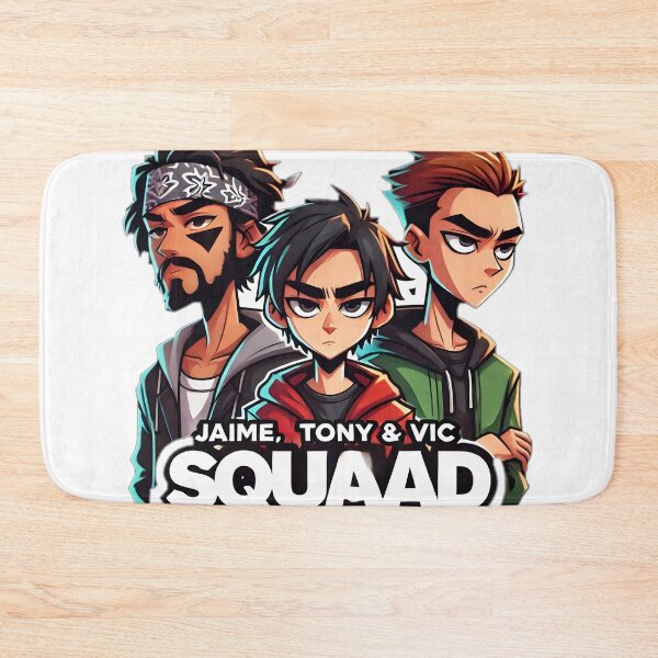 Item preview, Jaime, Tony, and Vic Squad Sticker designed and sold by NCNGDESIGN.