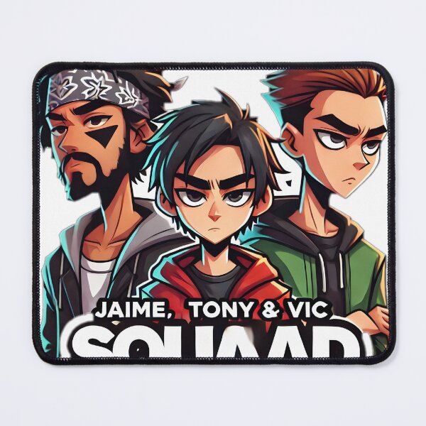 Item preview, Jaime, Tony, and Vic Squad Sticker designed and sold by NCNGDESIGN.