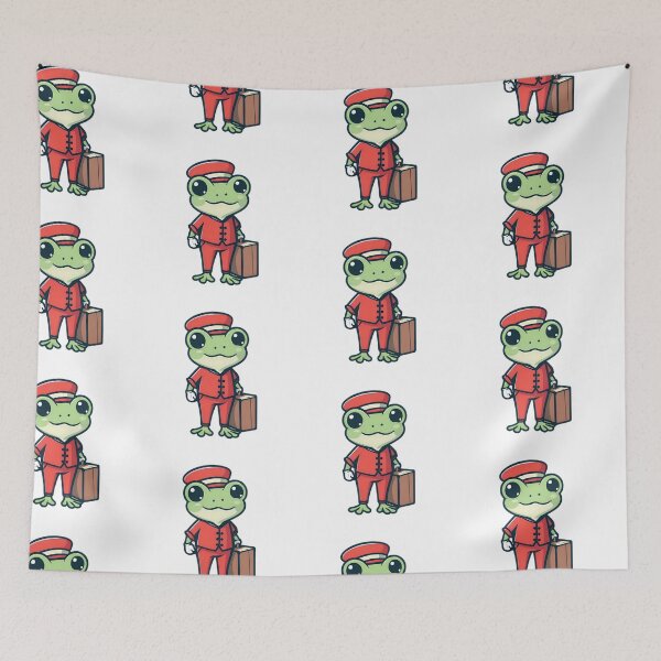 Item preview, A Cute Bellhop Frog designed and sold by DWorriBHappi.