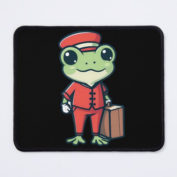 Item preview, A Cute Bellhop Frog designed and sold by DWorriBHappi.