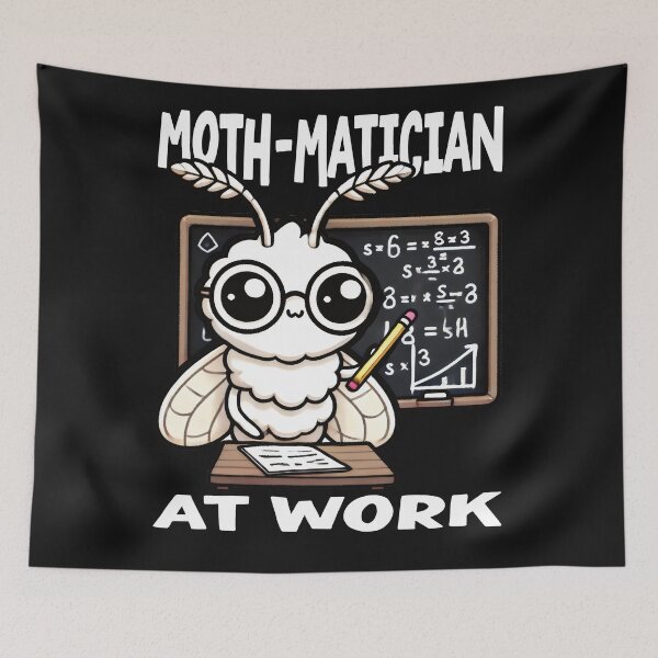 Item preview, Moth-matician at Work designed and sold by samah82.
