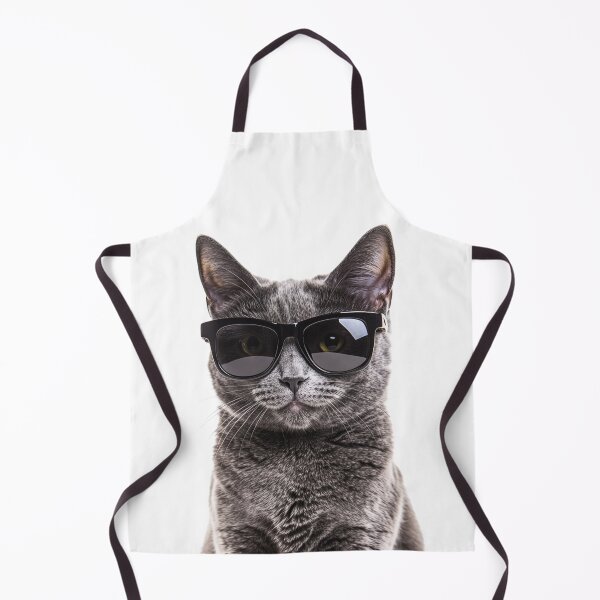 Item preview, Funny cool Chartreux Cat wearing sunglasses designed and sold by LazyOwlStore.