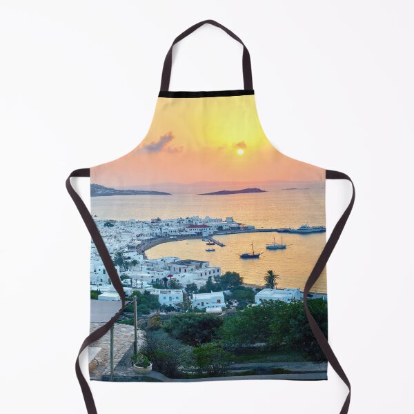 Item preview, Mykonos Greek Island View of Old Town at Sunset designed and sold by Adam Gormley.