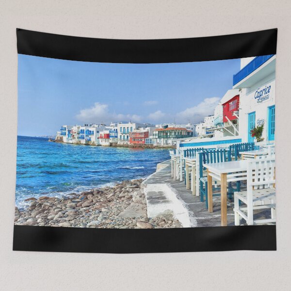 Item preview, Mykonos Little Venice Greek Island Perfect Day designed and sold by Adam Gormley.