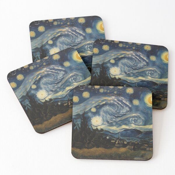 Item preview, Goghs Starry Night Style in AI Drawing designed and sold by TatStudio55.