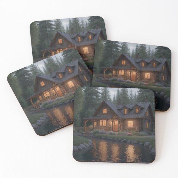 Item preview, Fantasy Cottage House With Creek designed and sold by highplacidity.