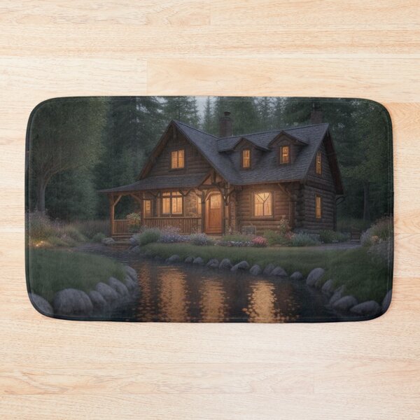 Item preview, Fantasy Cottage House With Creek designed and sold by highplacidity.