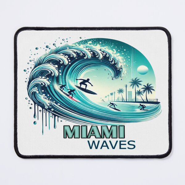 Item preview, MIAMI WAVES designed and sold by Globalcitytees.
