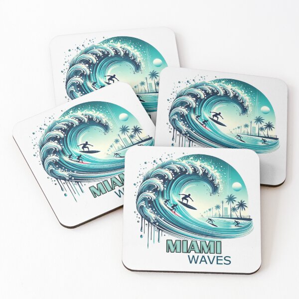 Item preview, MIAMI WAVES designed and sold by Globalcitytees.