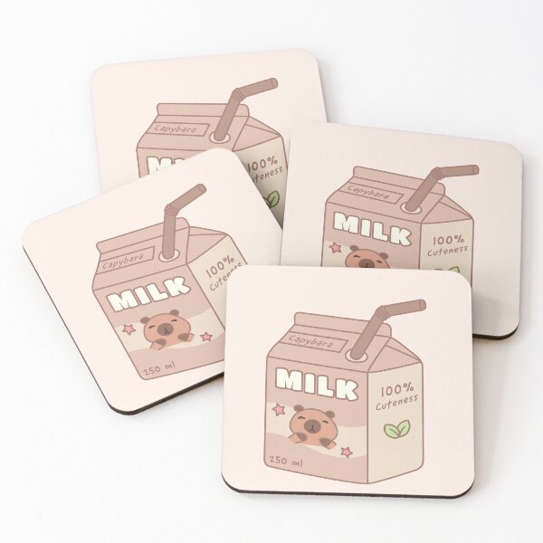 Item preview, Cute Capybara Milk Carton designed and sold by Innovativa.