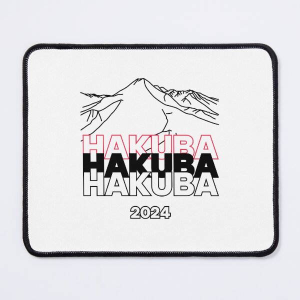 Item preview, HAKUBA 2024 Snowboard decal - Black | Japan Ski Resort - Nagano Snowboarding | Japow Powder Snow designed and sold by PawaPotto.