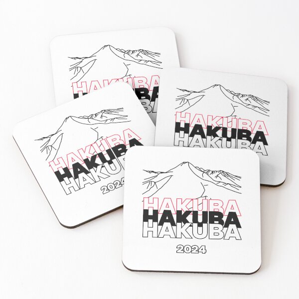 Item preview, HAKUBA 2024 Snowboard decal - Black | Japan Ski Resort - Nagano Snowboarding | Japow Powder Snow designed and sold by PawaPotto.