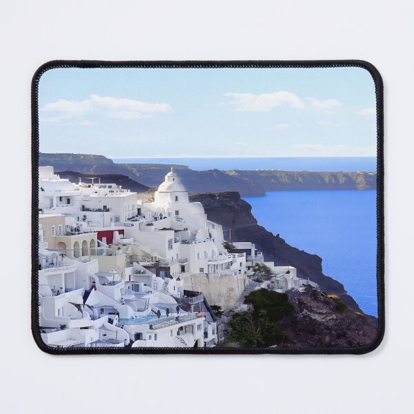Item preview, Fira Santorini Greece White Villas on the Volcano Caldera designed and sold by Adam Gormley.