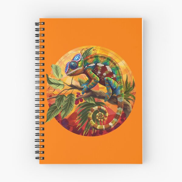 Item preview, Vivace Mosaico Tropicale: Un Camaleonte tra Colori e Natura designed and sold by Cris888.