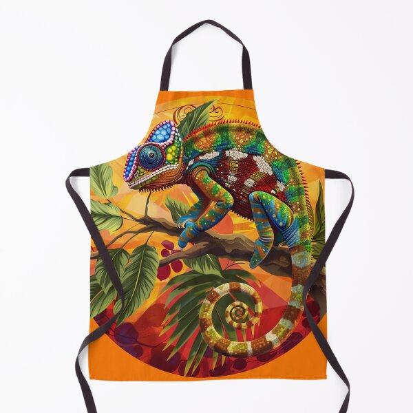 Item preview, Vivace Mosaico Tropicale: Un Camaleonte tra Colori e Natura designed and sold by Cris888.