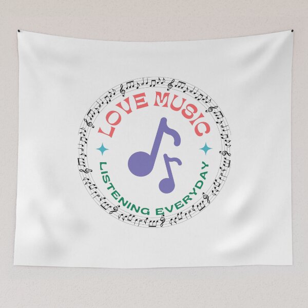 Item preview, Love Music Listening Every day designed and sold by Billy Wong.