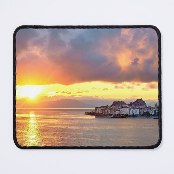 Item preview, Corfu Greece Old Town Fortress Beautiful Sunrise designed and sold by Adam Gormley.