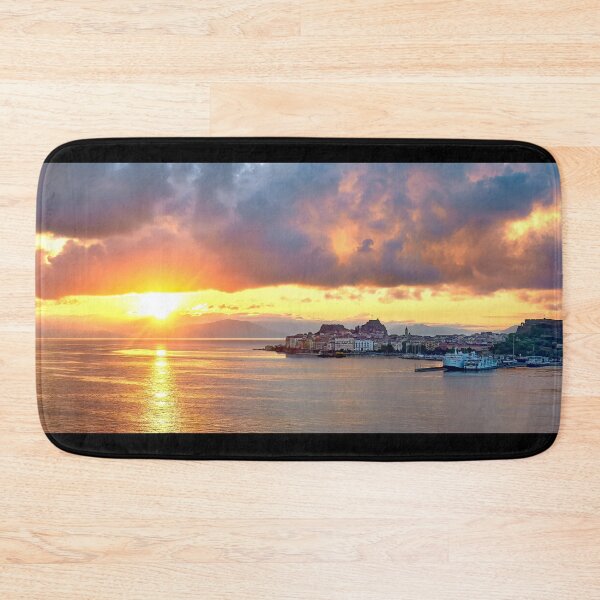 Item preview, Corfu Greece Old Town Fortress Beautiful Sunrise designed and sold by Adam Gormley.