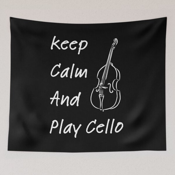 Item preview, Cello t-shirt Keep Calm and Play Cello Music Lover designed and sold by SlocifieShop.